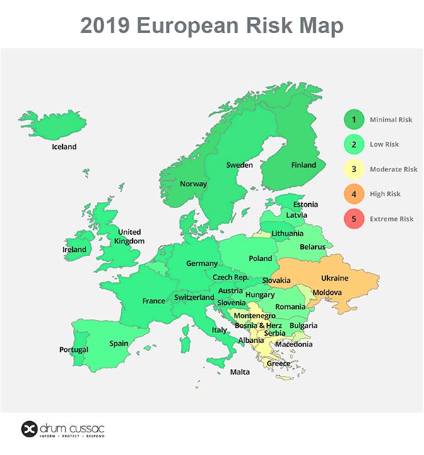2019 European Risk Map